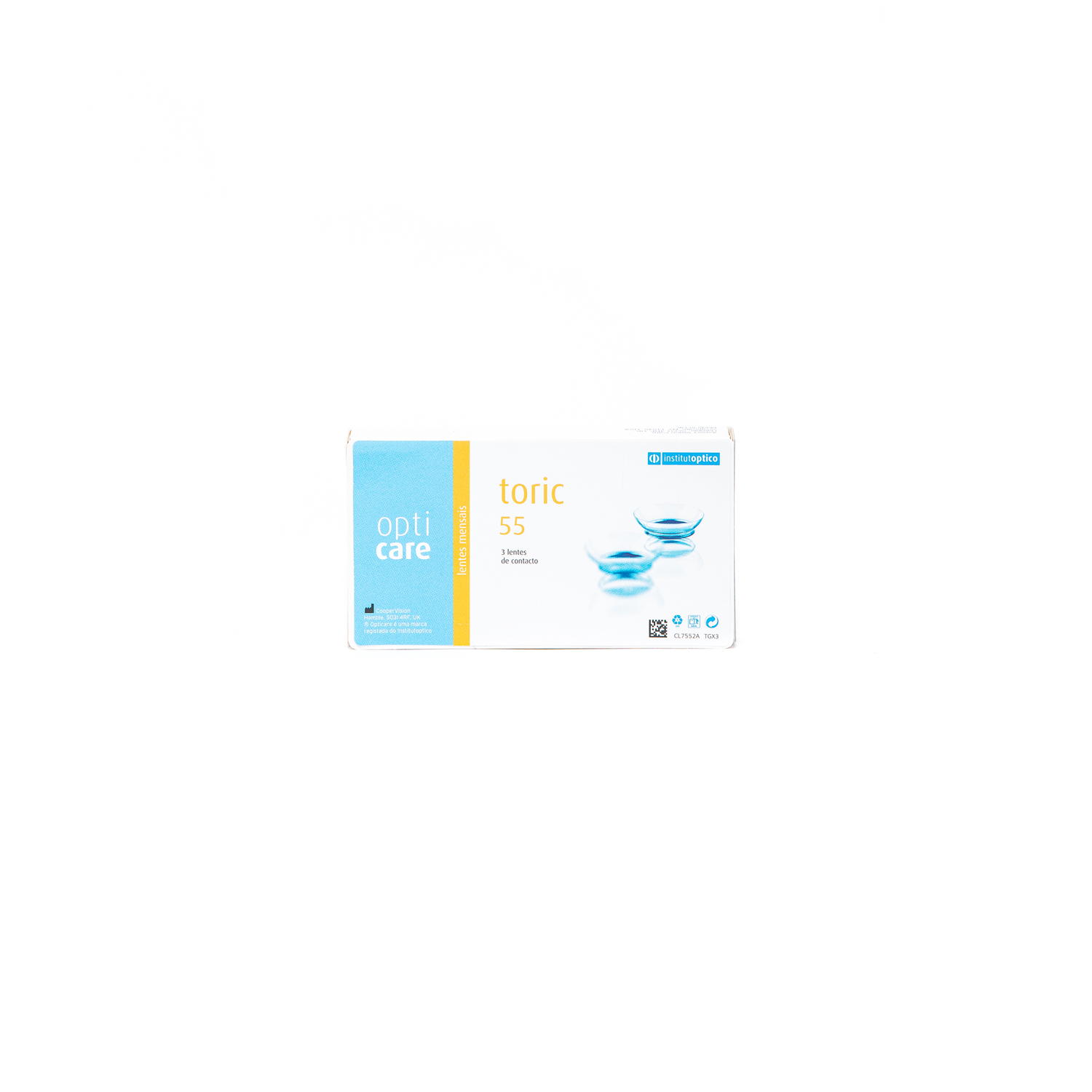 Opticare Toric 55 - Lente mensal - Embalagem 3 len