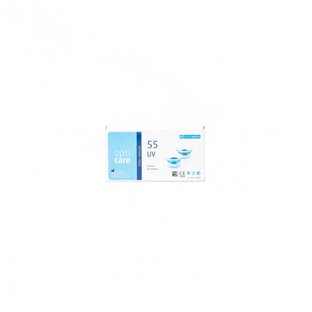 Opticare 55 UV - Lente mensal - Embalagem 6 lentes
